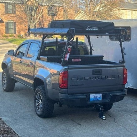 Roofnest Meadowlark soft shell rooftop tent closed