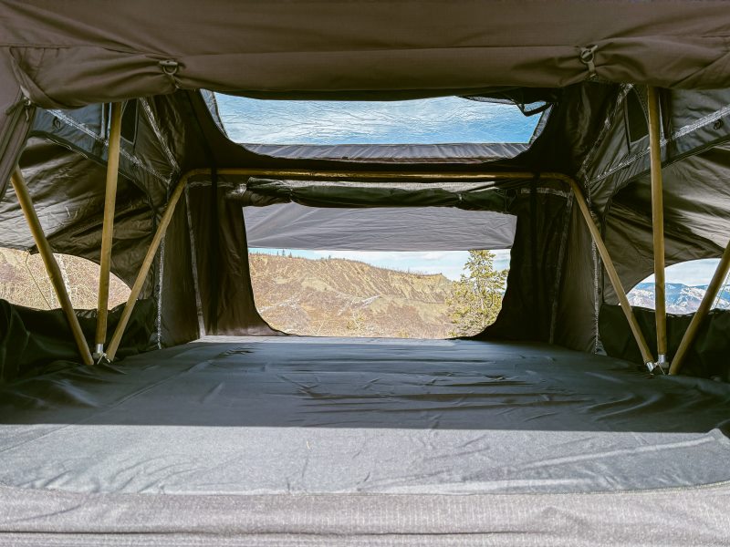 Overland Junction Labrador Roof Top Tent Inside