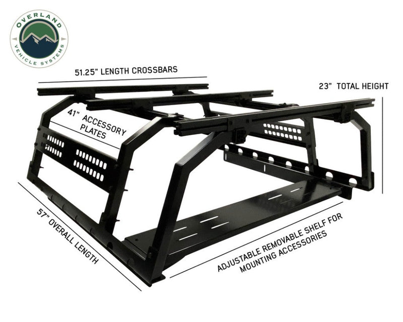Discovery Bed Rack Dimensions - Overland Vehicle Systems