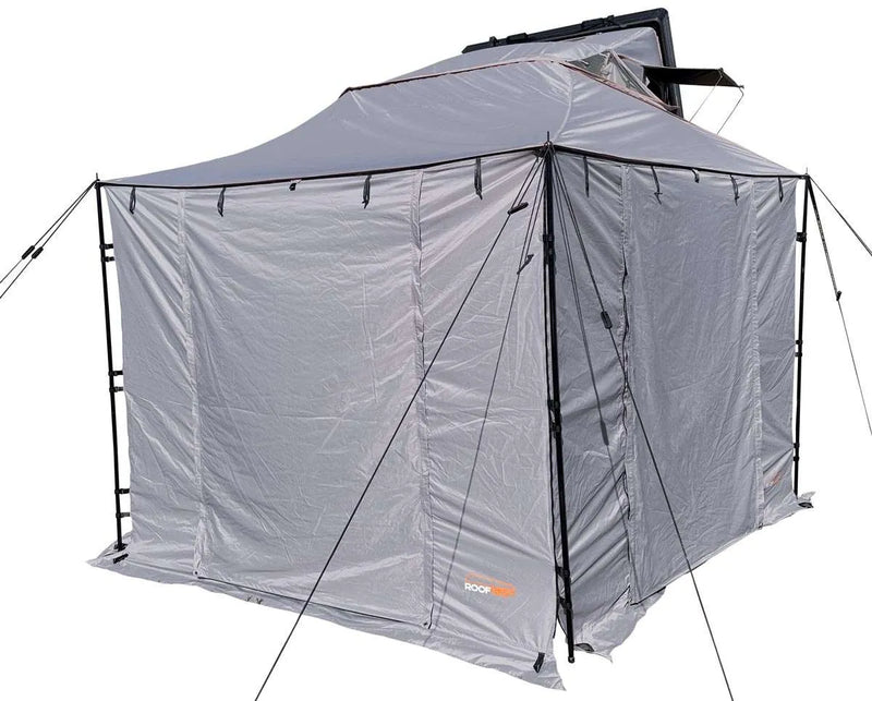Roofnest Condor 2 Series Awnex Awning and Annex with Wall Kit closed