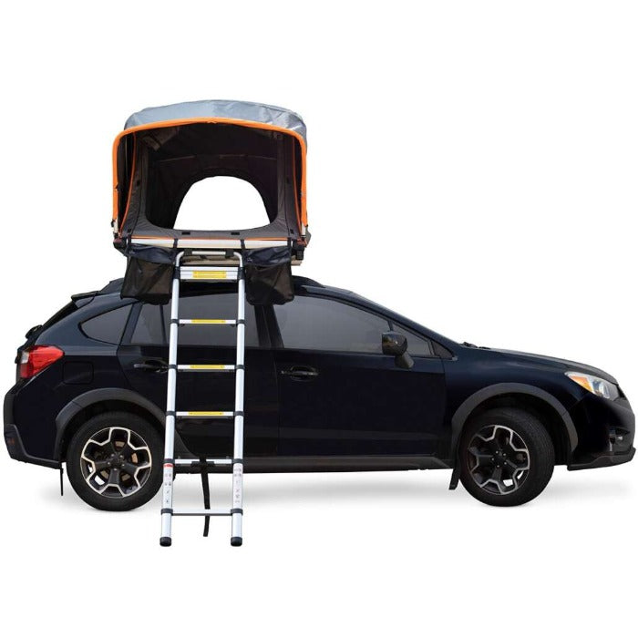 Roofnest Meadowlark rooftop tent side view on Subaru Crosstrek