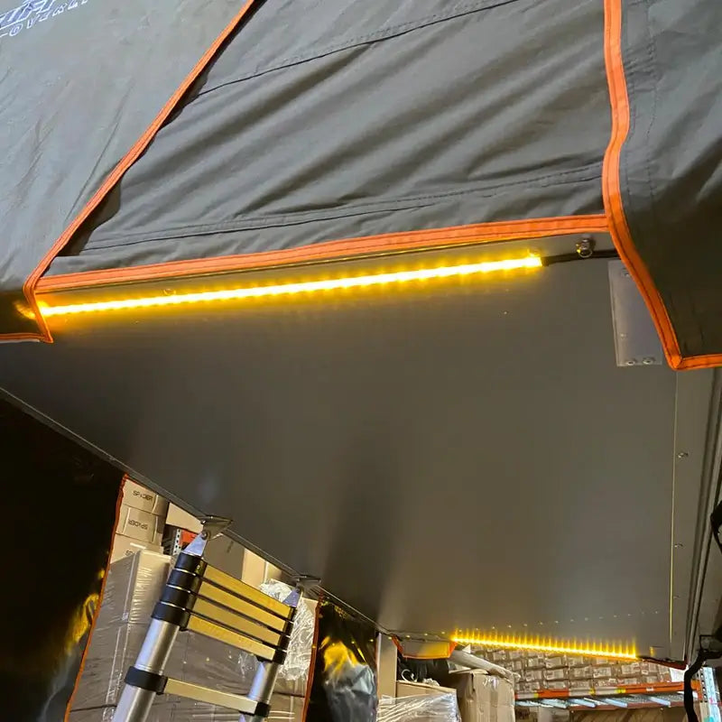 Tuff Stuff Alpha Roof Top Tent exterior led lights