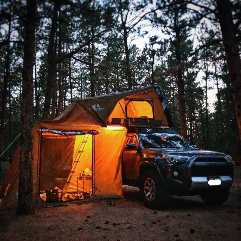 Tuff Stuff Alpha Roof Top Tent on Toyota Tacoma