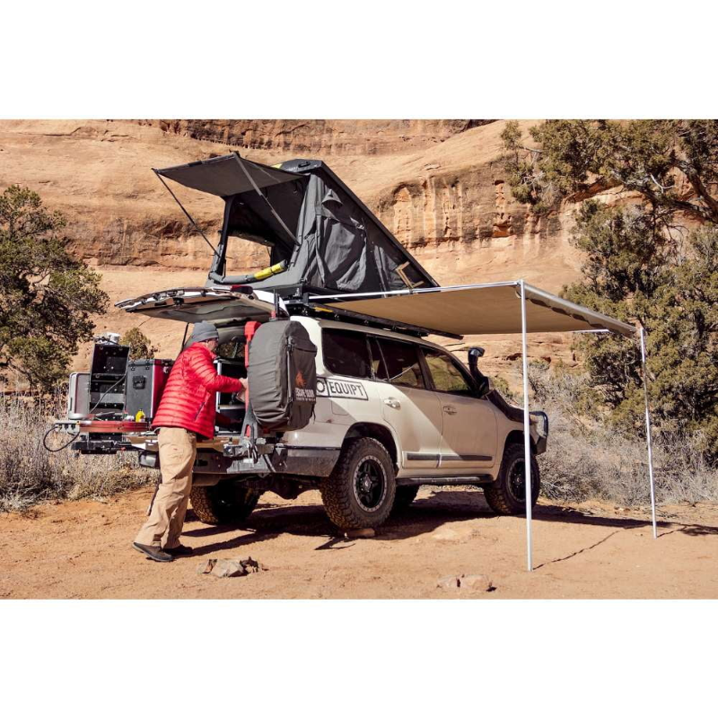 Eezi-Awn Stealth Hard Shell Roof Top Tent  with awning