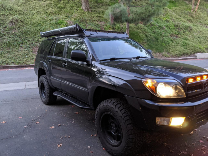 Cali Raise LED 2003-2009 TOYOTA 4RUNNER STEP EDITION BOLT ON ROCK SLIDERS