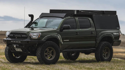 The Animas Roof Rack on Black Tacoma