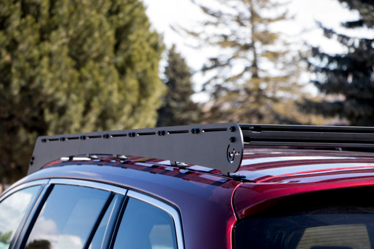 Prinsu 4th Gen Subaru Outback Roof Rack side rails closeup