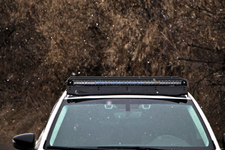 Prinsu 2020 Subaru Outback Roof Rack Wind Fairing with Lightbar