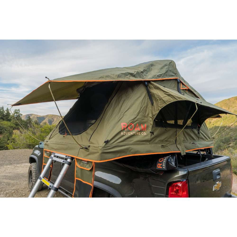 The Vagabond Lite Rooftop Tent By Roam Adventure Co in green