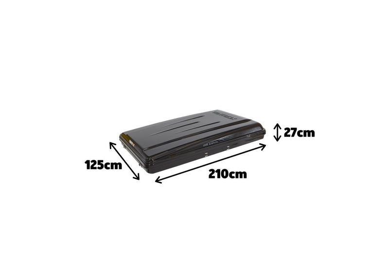 TentBox Classic Roof Top Tent closed dimensions