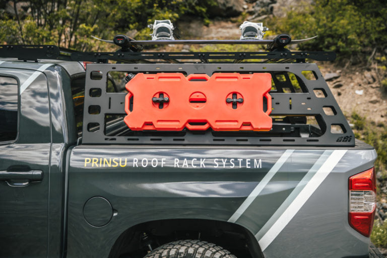 CBI Tundra Bed Rack Roof Rack Height Side View