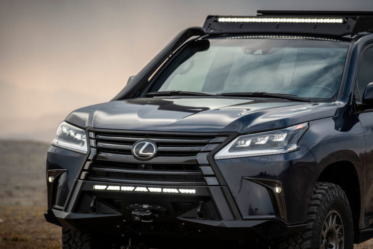 Prinsu Lexus LX 570 Roof Rack with LED light bar
