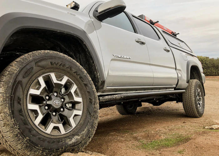 2005-2022 TOYOTA TACOMA STEP EDITION ROCK SLIDERS Cali Raised LED