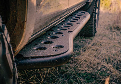 2005-2022 TOYOTA TACOMA STEP EDITION ROCK SLIDERS Cali Raised LED