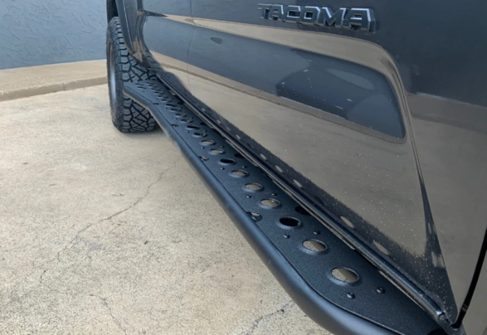 2005-2022 TOYOTA TACOMA STEP EDITION ROCK SLIDERS Cali Raised LED