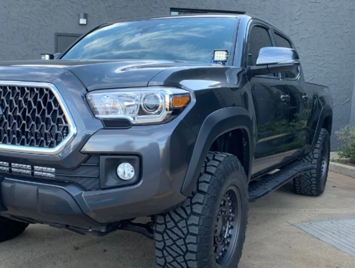 2005-2022 TOYOTA TACOMA STEP EDITION ROCK SLIDERS Cali Raised LED