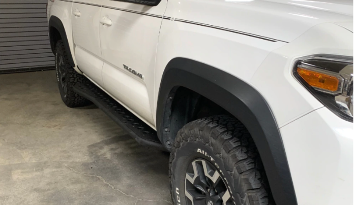 2005-2022 TOYOTA TACOMA STEP EDITION ROCK SLIDERS Cali Raised LED