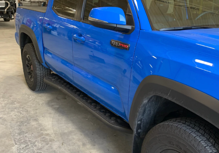 2005-2022 TOYOTA TACOMA STEP EDITION ROCK SLIDERS Cali Raised LED