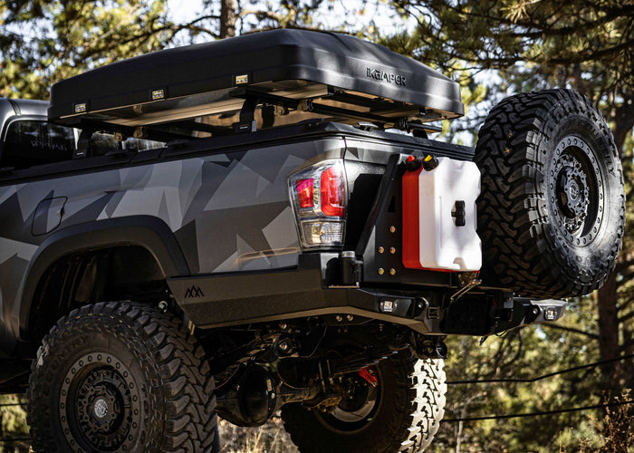 Toyota Tacoma (2016+) Hi-Lite High Clearance Dual Swing Out Rear Bumper