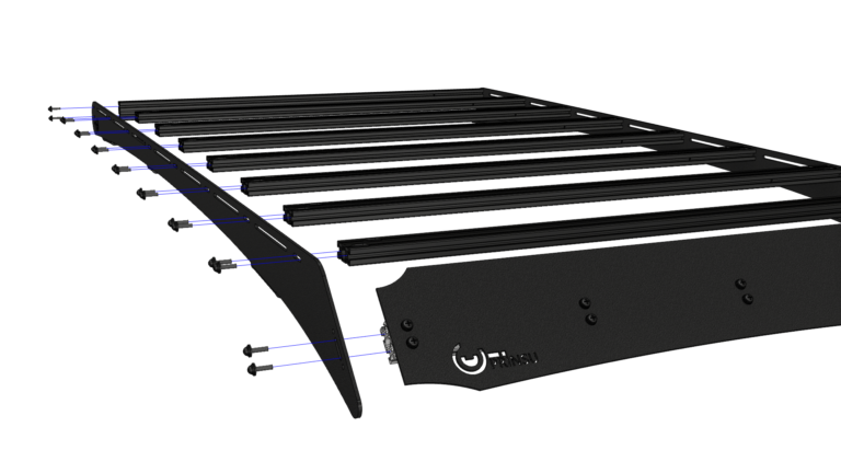 Prinsu 2019 Subaru Forester Roof Rack Side Rails