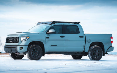 Sherpa Big Bear Roof Rack on a Blue Tundra Crewmax