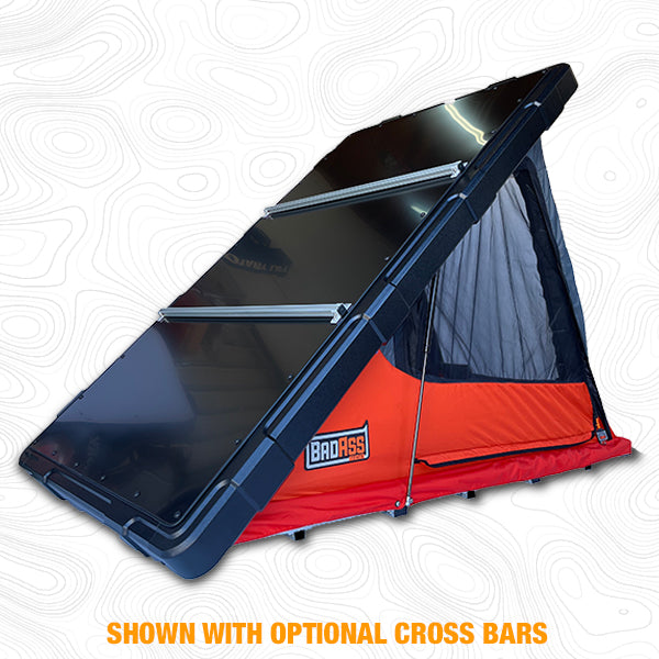 BadAss Rugged opened with top crossbars and skylight window