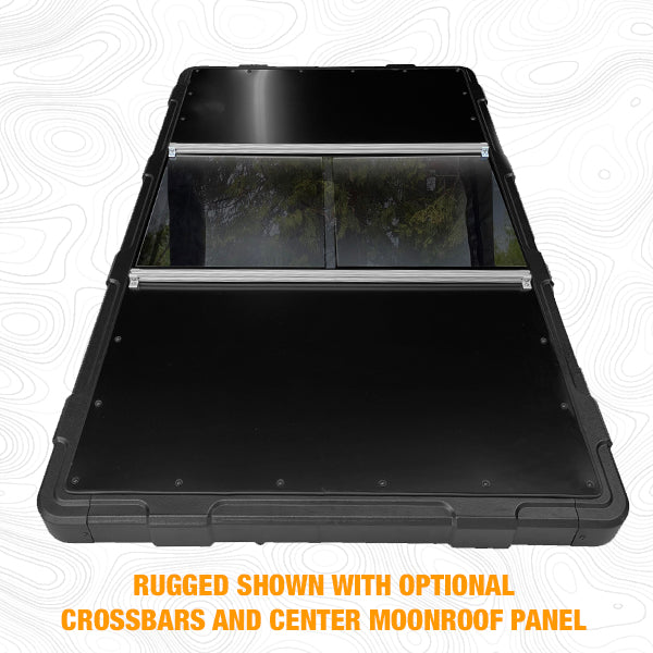 BadAss Rugged top crossbars with skylight window