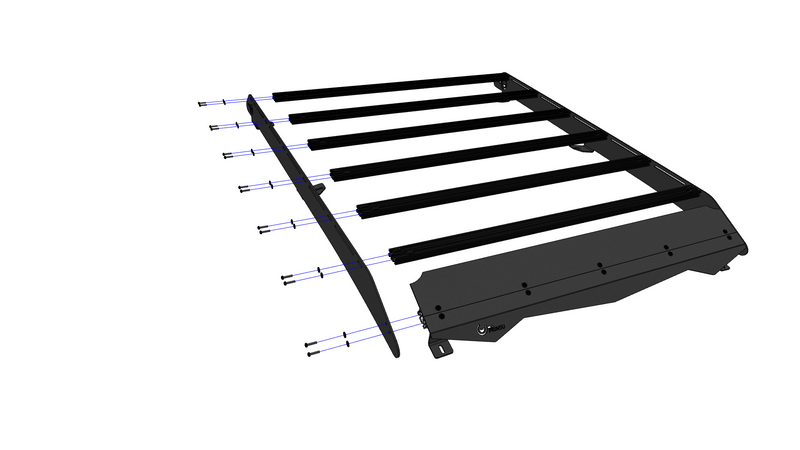 Can Am x3 Roof Rack Crossbars