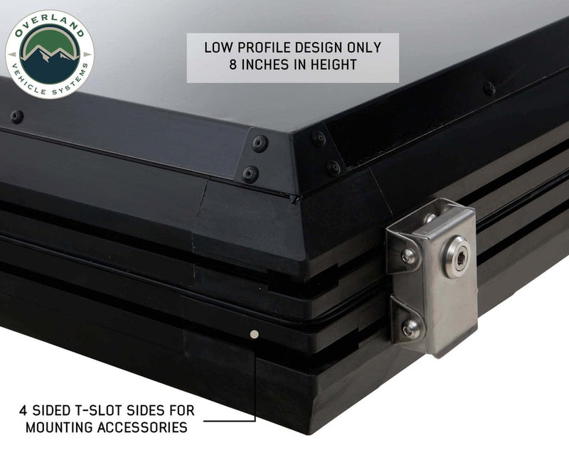 overland vehicle systems mamba roof top tent height