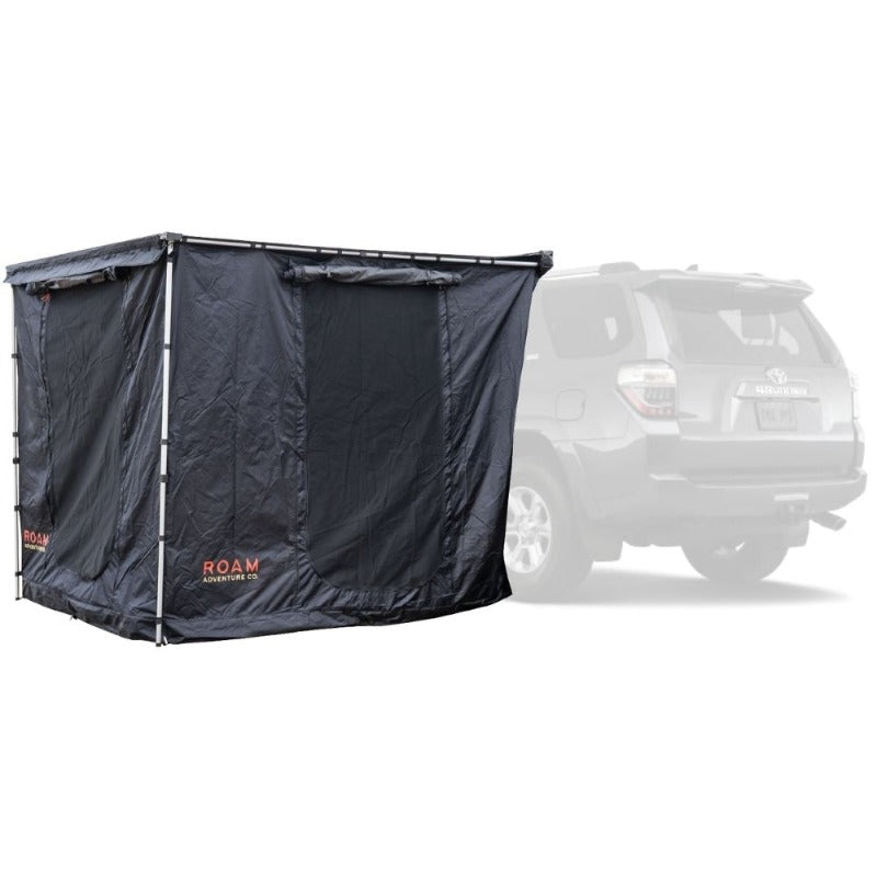 Roam Awning Room in black with white background