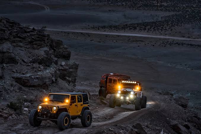 KC HiLiTES oﬀ-road lights overlanding night driving