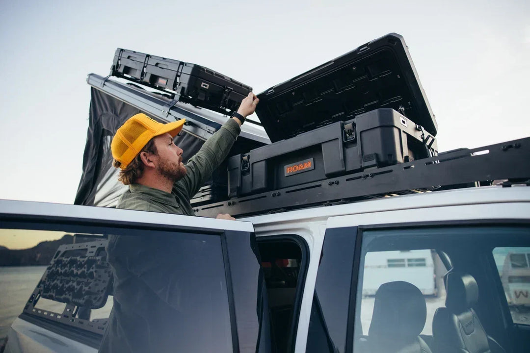 ROAM Rugged Case overland storage box roof rack