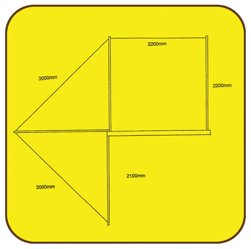 Overland awning Manta 270