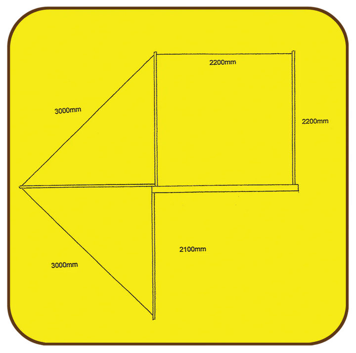 Overland awning Manta 270