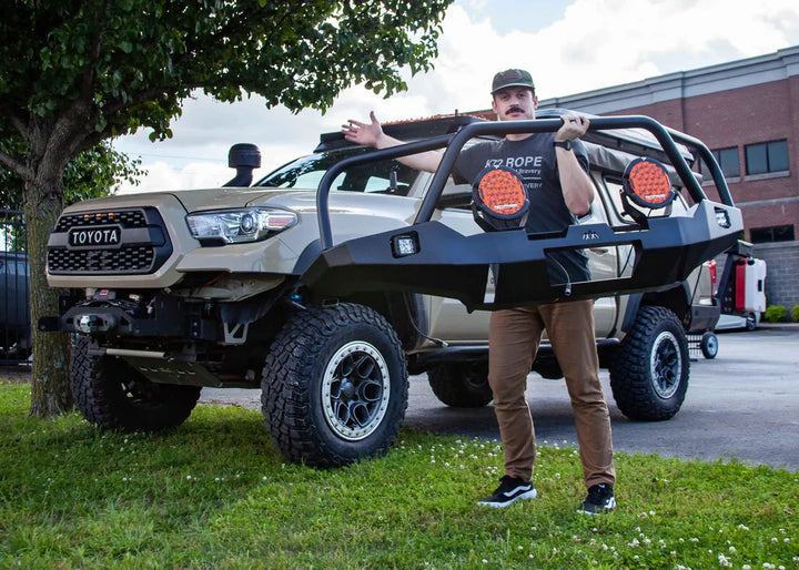 Backwood Adventure Mods Toyota Tacoma (2016+) Hi-Lite Overland Front Bumper - Bull Bar