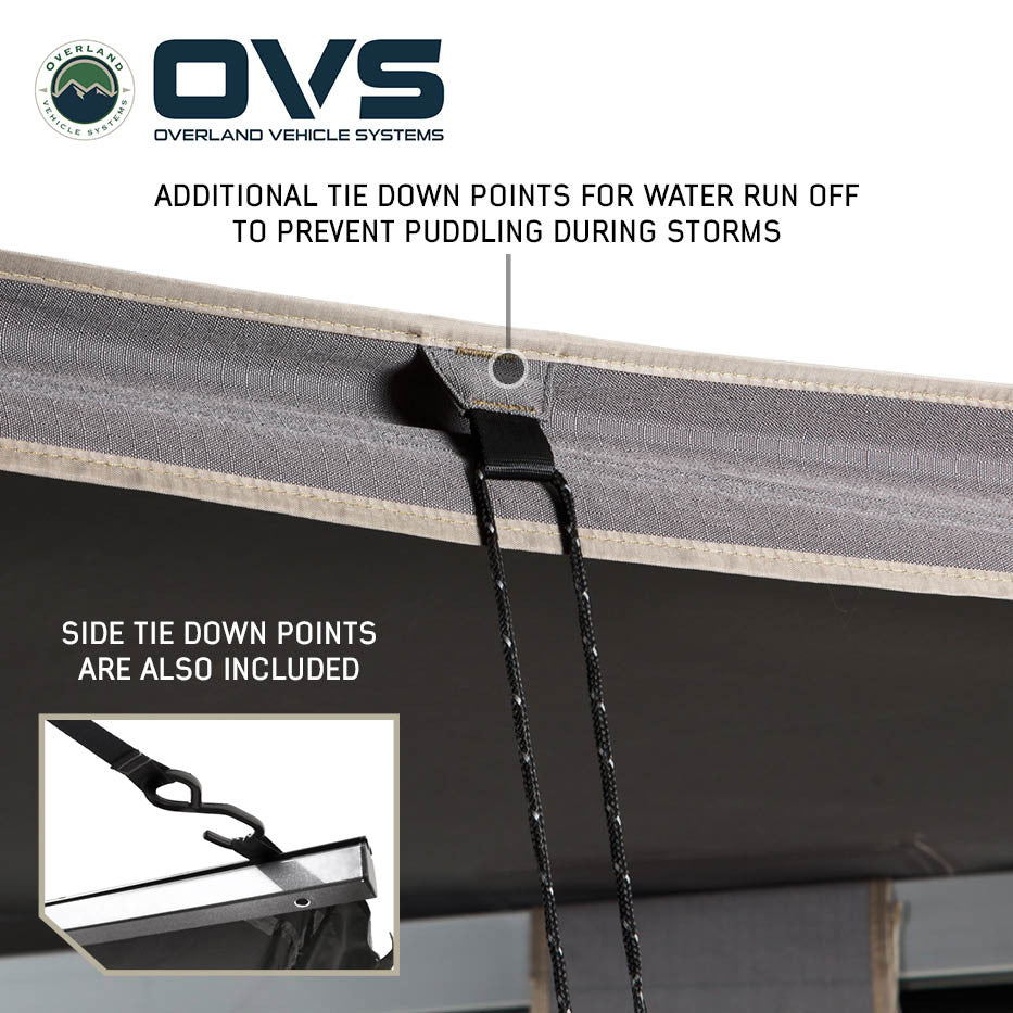 Overland Junction OVS HD Nomadic Awning 270 LT with Optional Walls