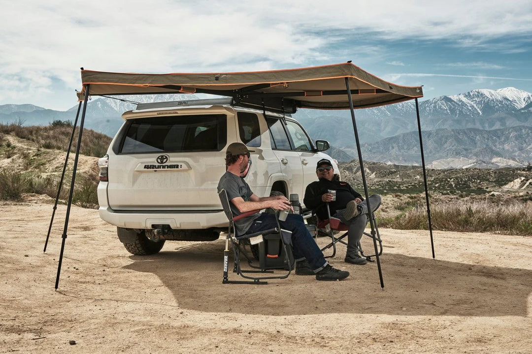 Lightweight camping awning