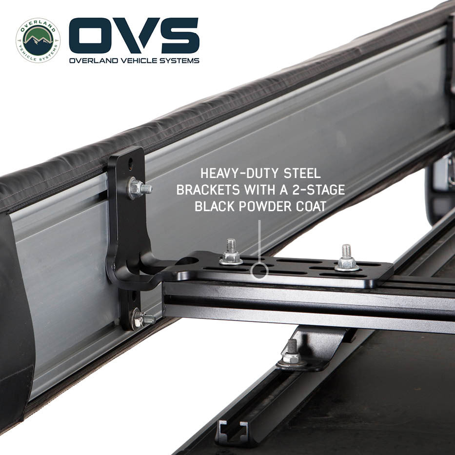 270 degree LT awning black steel