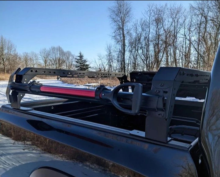 Durable steel bed rack