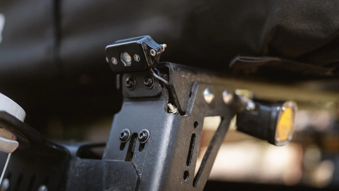 Sherpa mid-height rack close-up