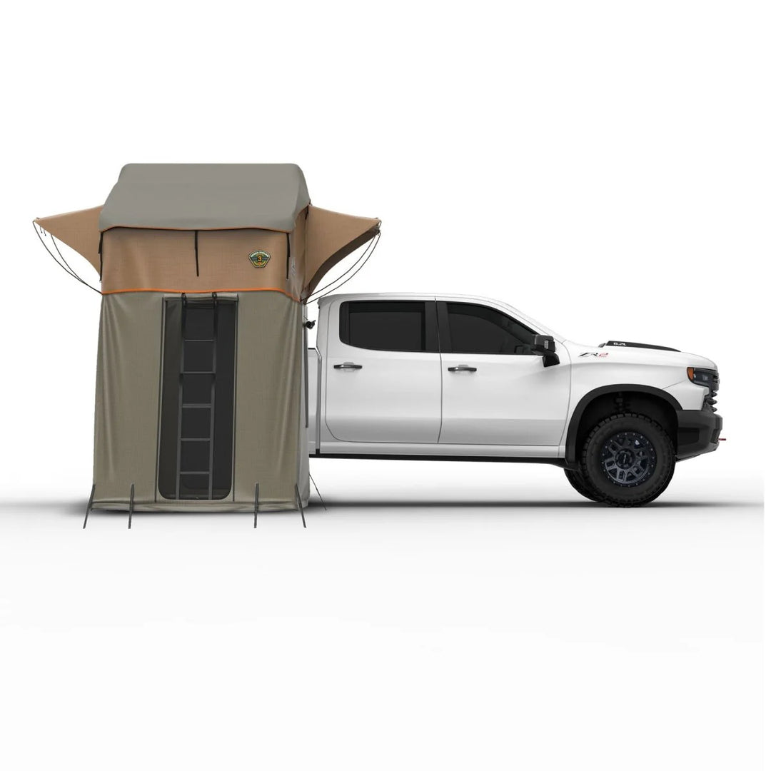 tuff stuff roof tent Tuff Stuff TS-RTT-RAN-65 Ranger Overland Roof Top Tent, 3 Person, 65"