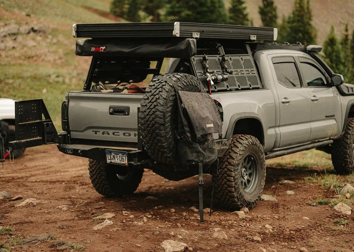 High clearance swing out bumper
