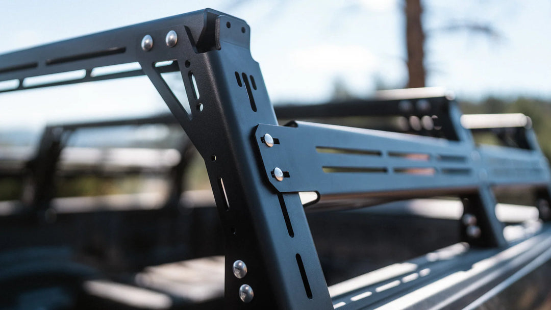 Cargo-ready Sherpa bed rack system