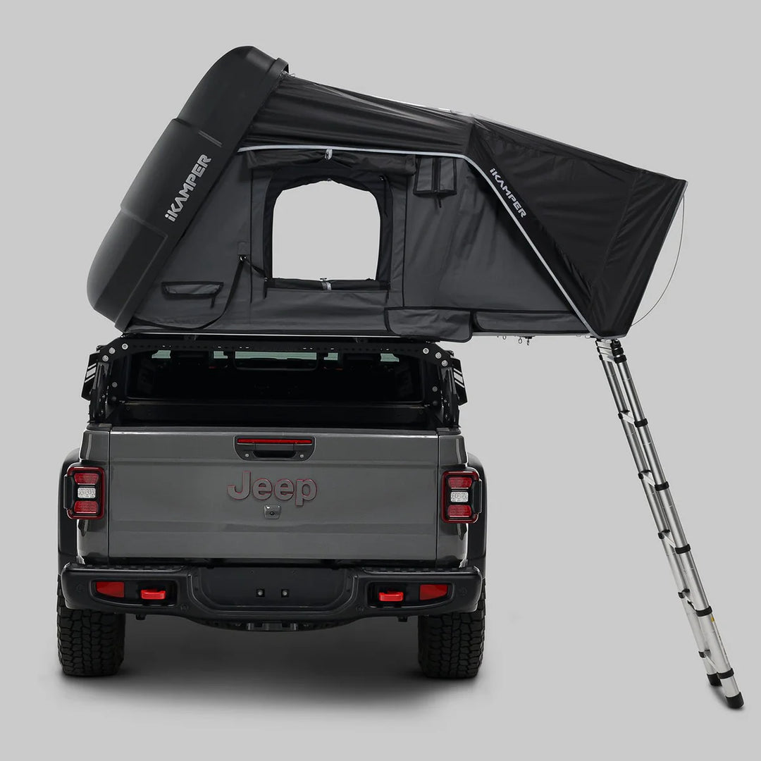 Quick setup rooftop tent system