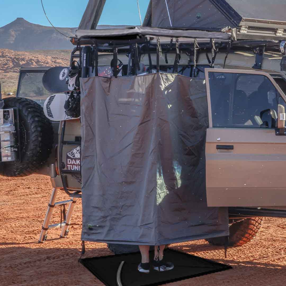 Nomadic shower room interior view