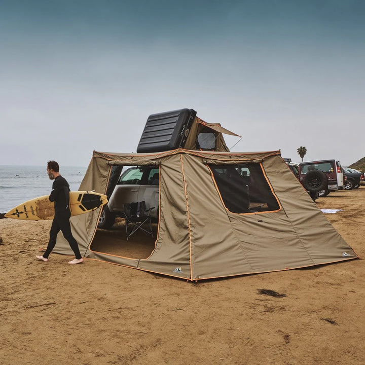 Compact overland awning