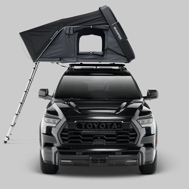 Durable rooftop tent hard shell case