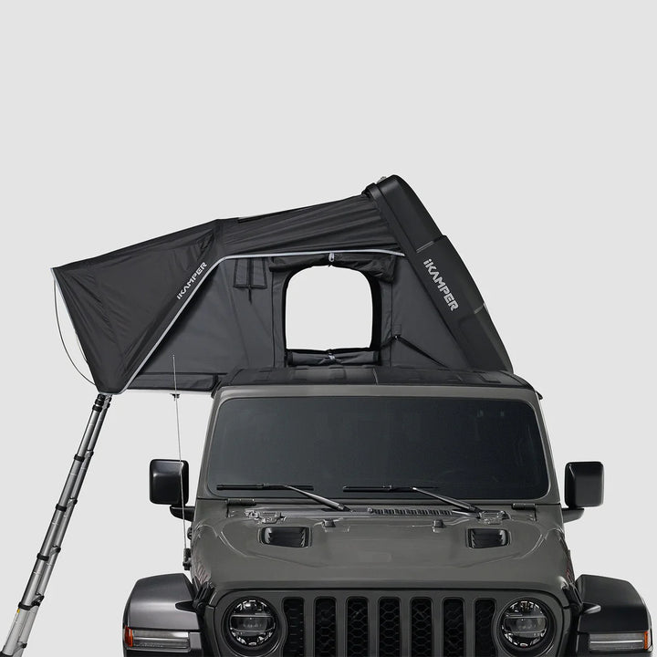 Weatherproof rooftop tent for off‑road travel