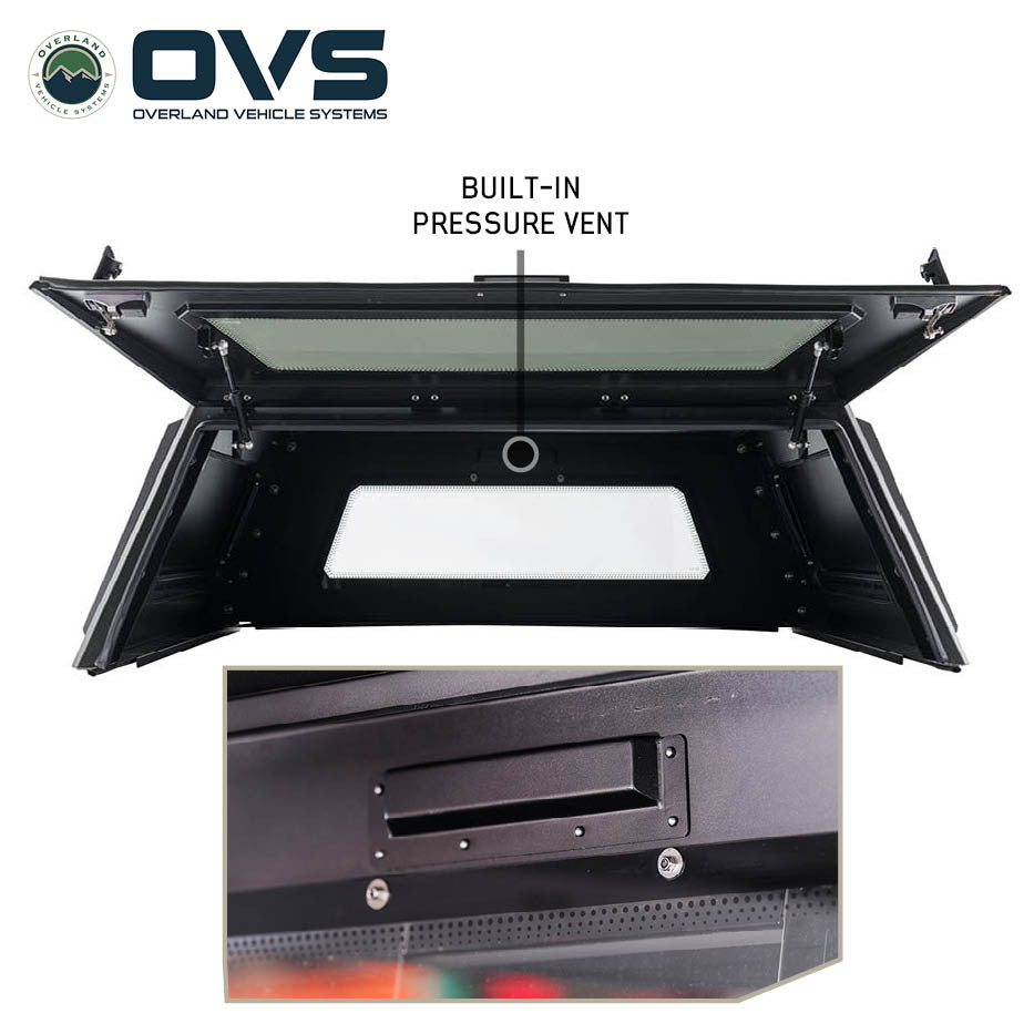 overland vehicle systems truck cap