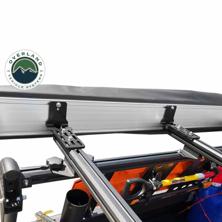 180 degree awning black steel